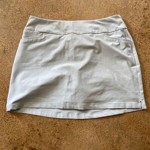 Adidas grey tennis athletic skirt with built in shorts